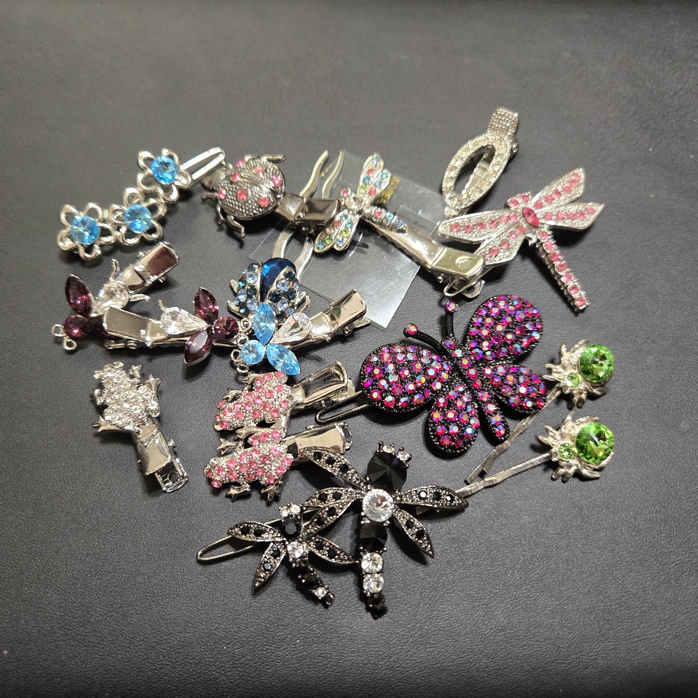 Swarovski Crystal Hair Clips